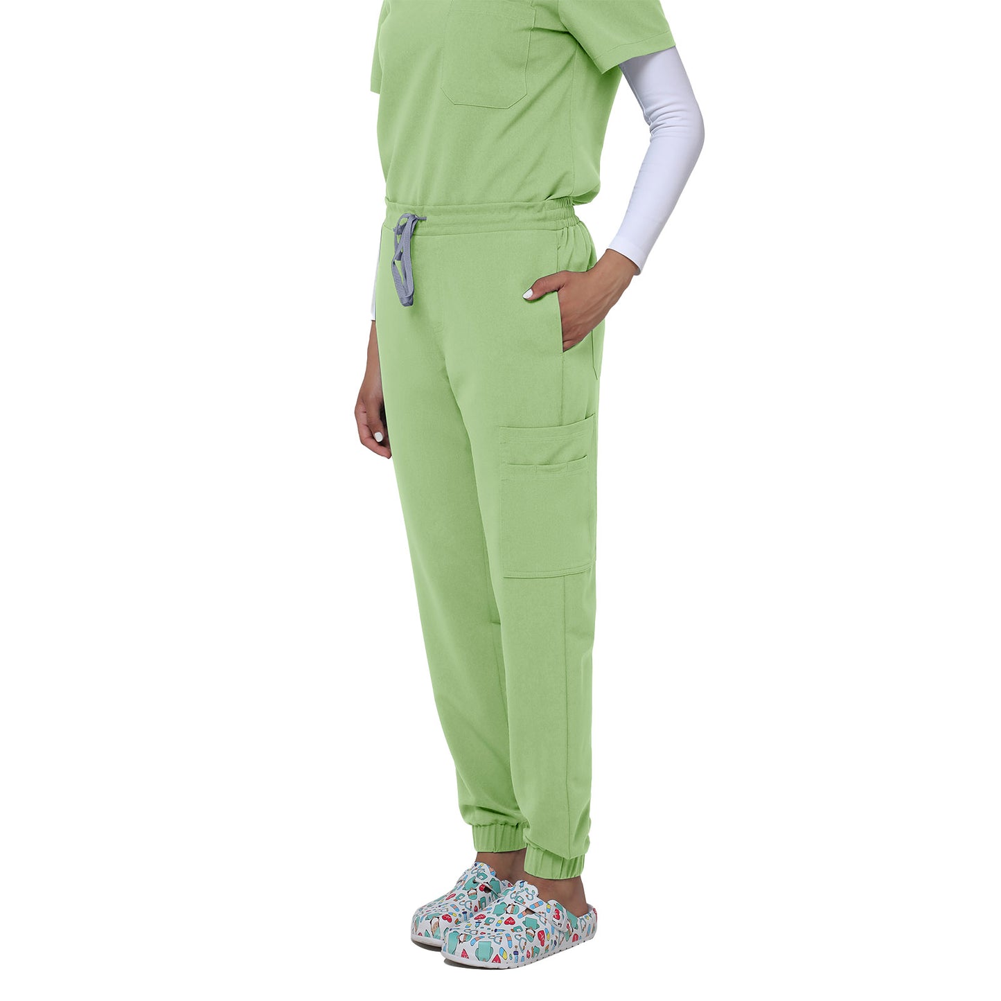 TS955 Antimicrobial  Value Functional Multi-Pocket Nurse Uniform Set