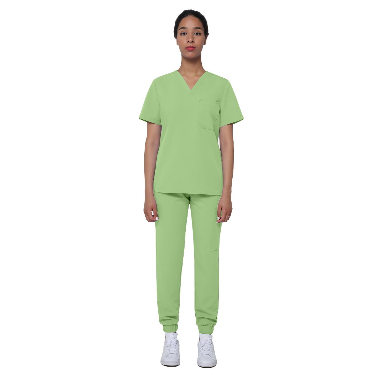 TS955 Antimicrobial  Value Functional Multi-Pocket Nurse Uniform Set