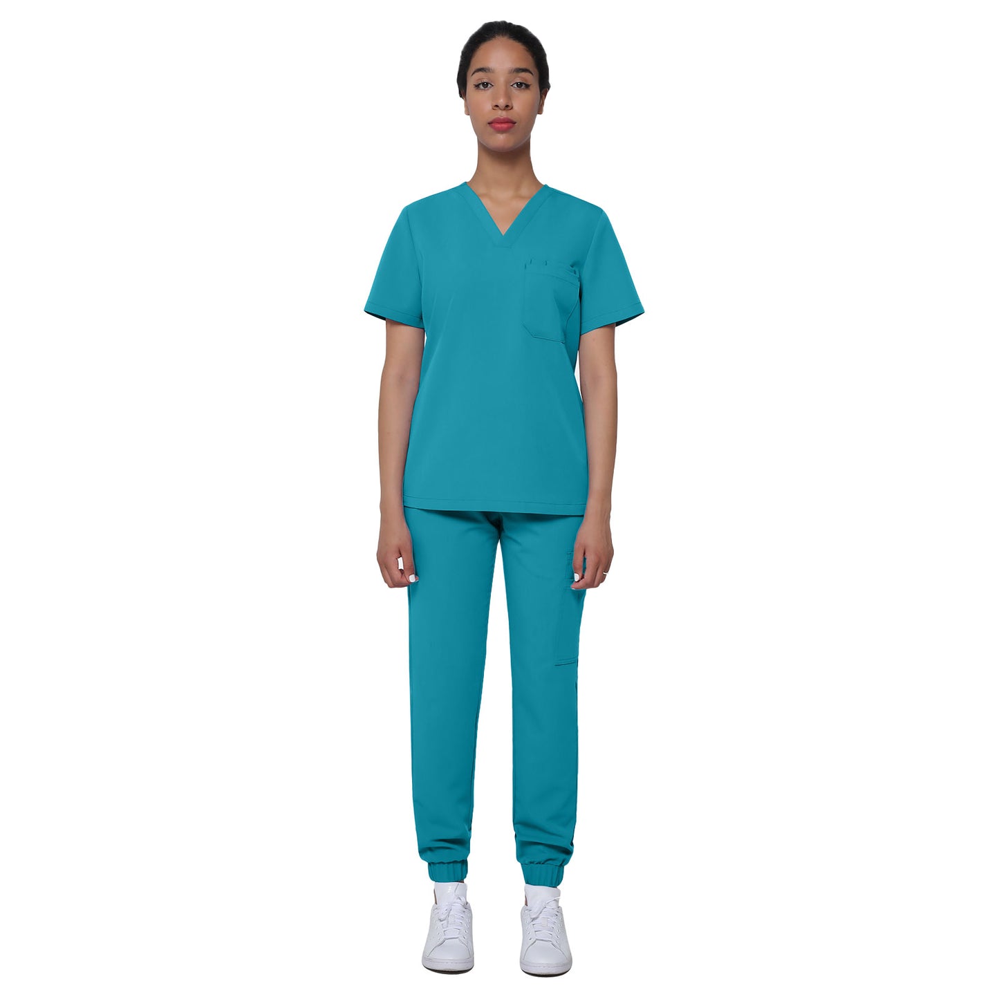 TS955 Antimicrobial  Value Functional Multi-Pocket Nurse Uniform Set