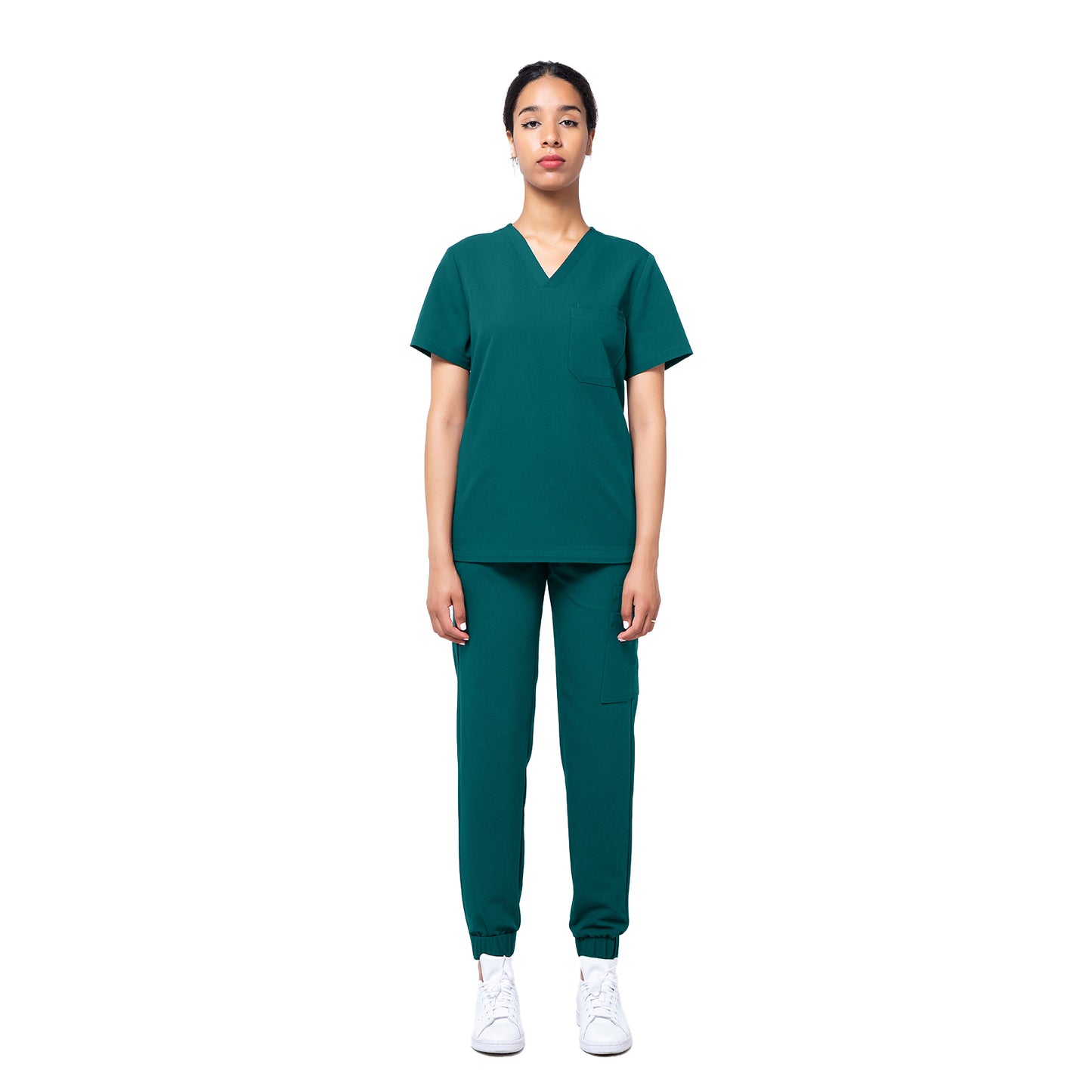 TS955 Antimicrobial  Value Functional Multi-Pocket Nurse Uniform Set