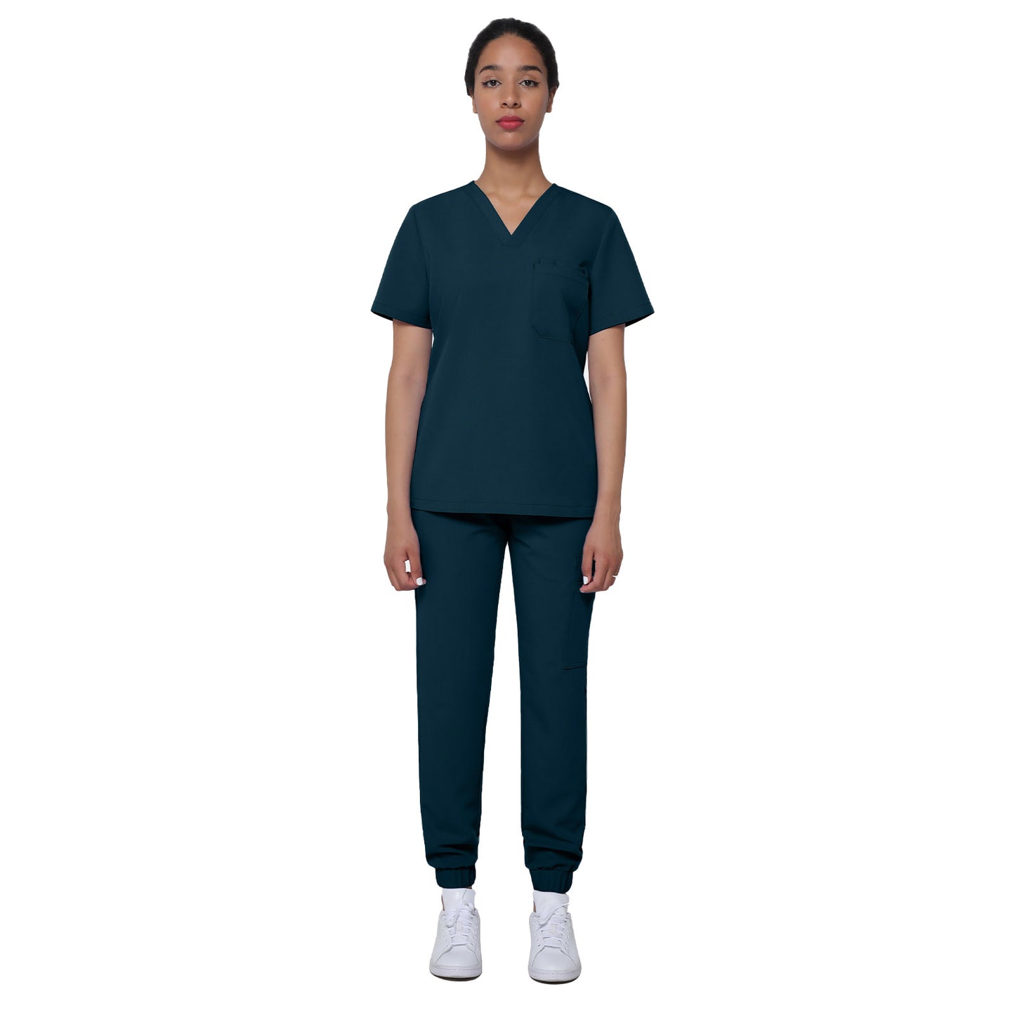 TS955 Antimicrobial  Value Functional Multi-Pocket Nurse Uniform Set